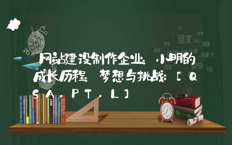 网站建设制作企业：小明的成长历程：梦想与挑战