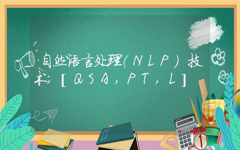 自然语言处理（NLP）技术