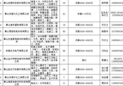 黄山人才在线：让你的职业生涯更上一层楼