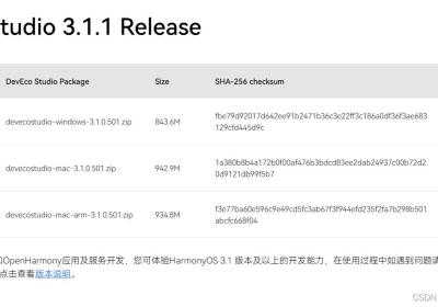 下载并安装DevEco Studio 3.1，初尝鸿蒙编程