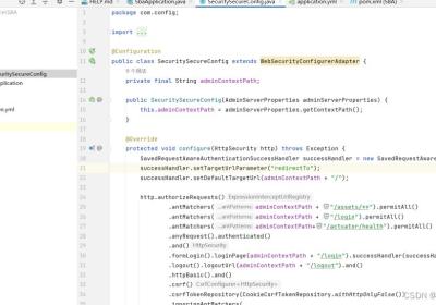 SpringBoot-SBA增加Security机制