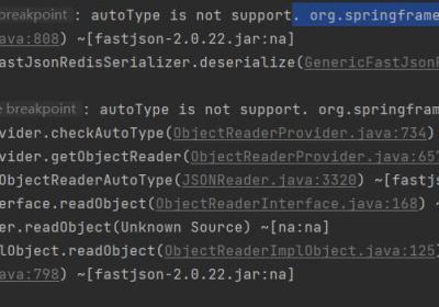 解决com.alibaba.fastjson.JSONException：autoType is not support问题，Redis FastJson