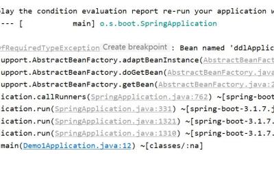 Springboot3整合myBatisplus报错：Bean named ‘ddlApplicationRunner‘ is expected to be of type ‘org.sprin