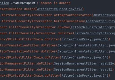 解决org.springframework.security.access.AccessDeniedException: Access is denied at org.springframewor