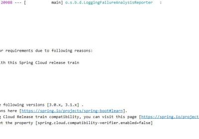 springboot3.2报Spring Boot [3.2.0] is not compatible with this Spring Cloud release train