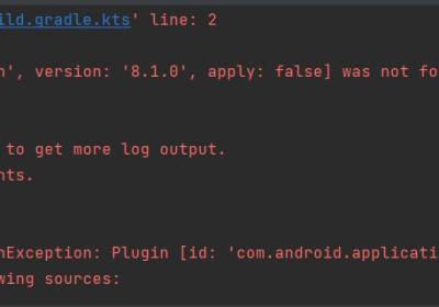 Android studio 报错 Plugin [id: ‘com.android.application‘, version: ‘8.1.0‘, apply: false]