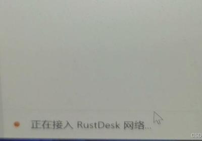 Rustdesk自建服务搭建好了，打开Win10 下客户端下面状态一直正在接入网络，无法成功连接服务器