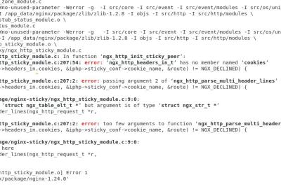 nginx1.24版本编译sticky模块报‘ngx