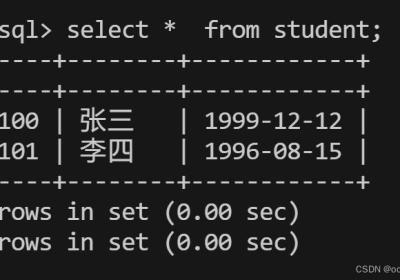 MySQL中根据出生日期计算年龄