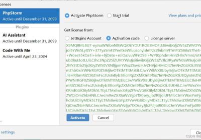 phpstorm激活最新2023 ，获永久使用权