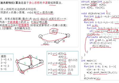 图论（算法竞赛、蓝桥杯）--Dijkstra算法最短路