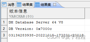 达梦数据库（DM8）常用SQL学习,windows上DM8执行结果,第2张