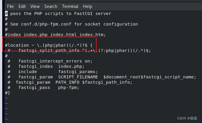 nginx: [emerg] “location“ directive is not allowed here in etcnginxdefault.dphp.conf:7,第2张