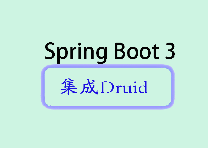 Spring Boot 3 集成 Druid 连接池详解,springboot3-druid.jpg,第1张