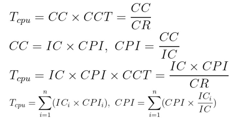 【计算机架构】响应时间和吞吐量 | 相对性能 | 计算 CPU 时间 | 指令技术与 CPI | T=CCCR, CC=IC*CPI,第57张