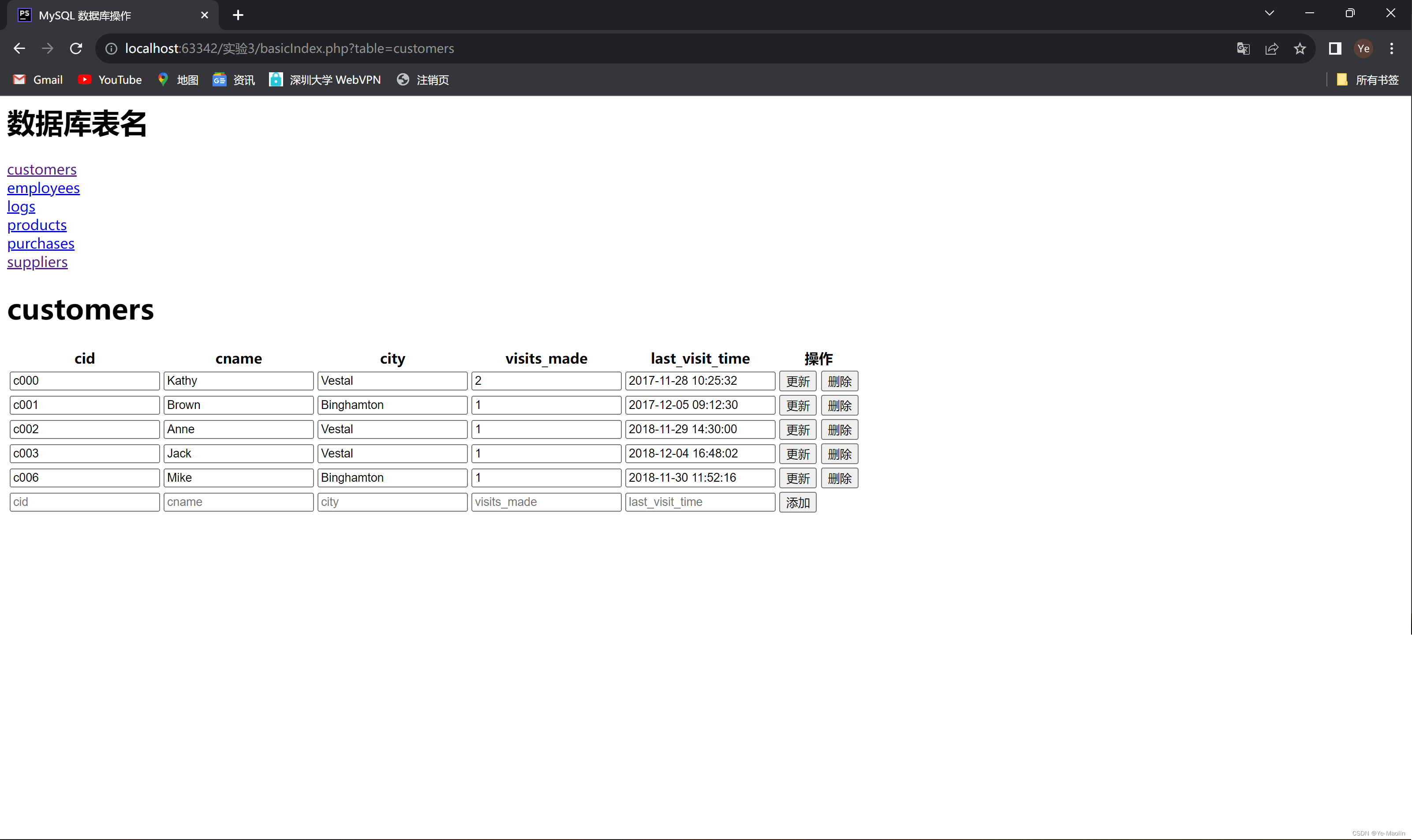 【PHP网页应用】MySQL数据库增删改查 基础版,第1张