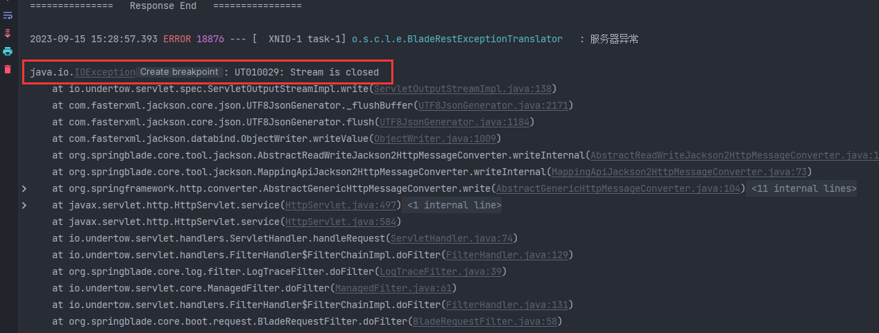 【Spring】数据导出为Excel的接口报java.io.IOException: UT010029: Stream is closed错误,image-20230915155316789,第2张