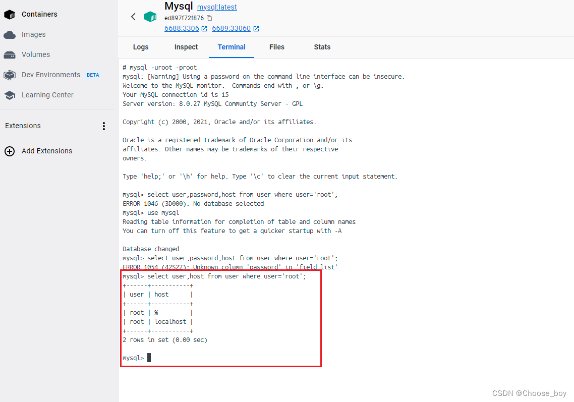 Docker启动Mysql,第7张