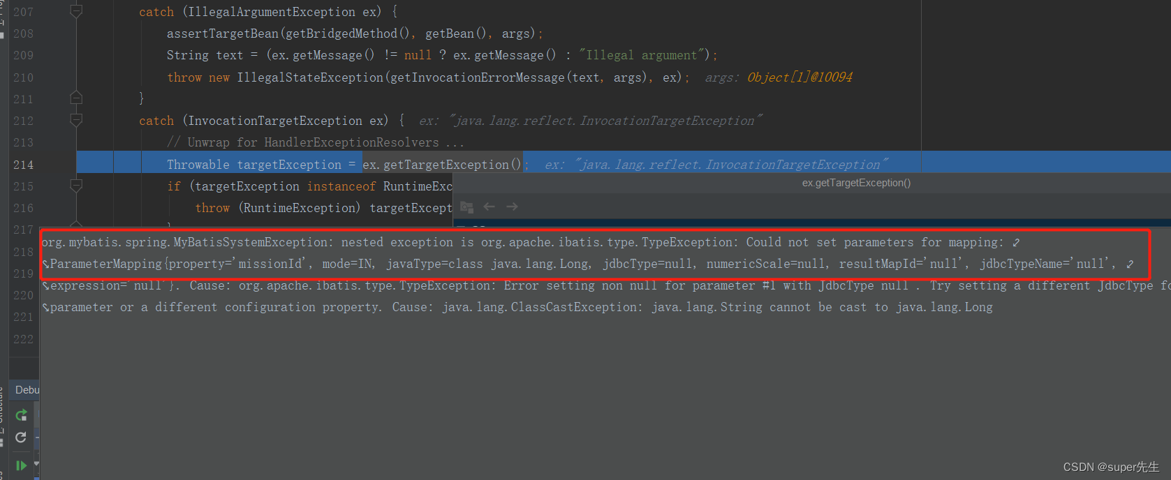 nested exception is org.apache.ibatis.type.TypeException: Could not set parameters for mapping错误的决方法,在这里插入图片描述,第3张