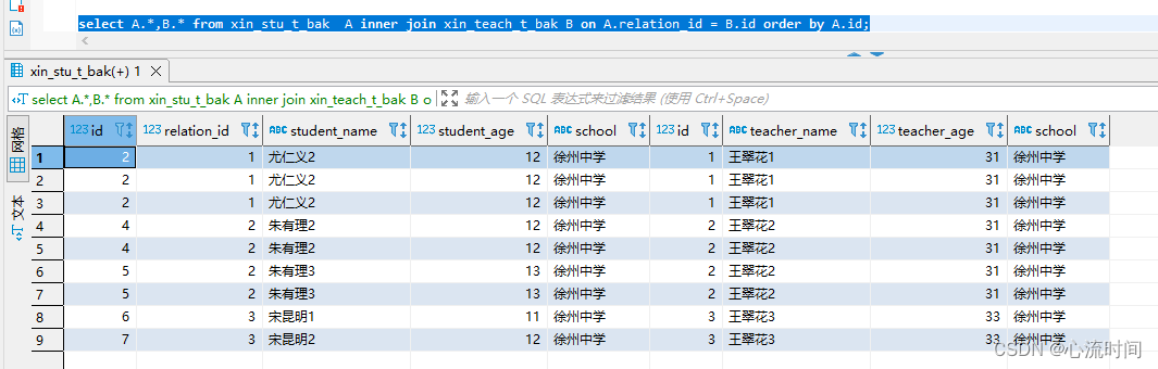 Mysql表关联简单介绍（inner join、left join、right join、full join不支持、笛卡尔积）,在这里插入图片描述,第17张