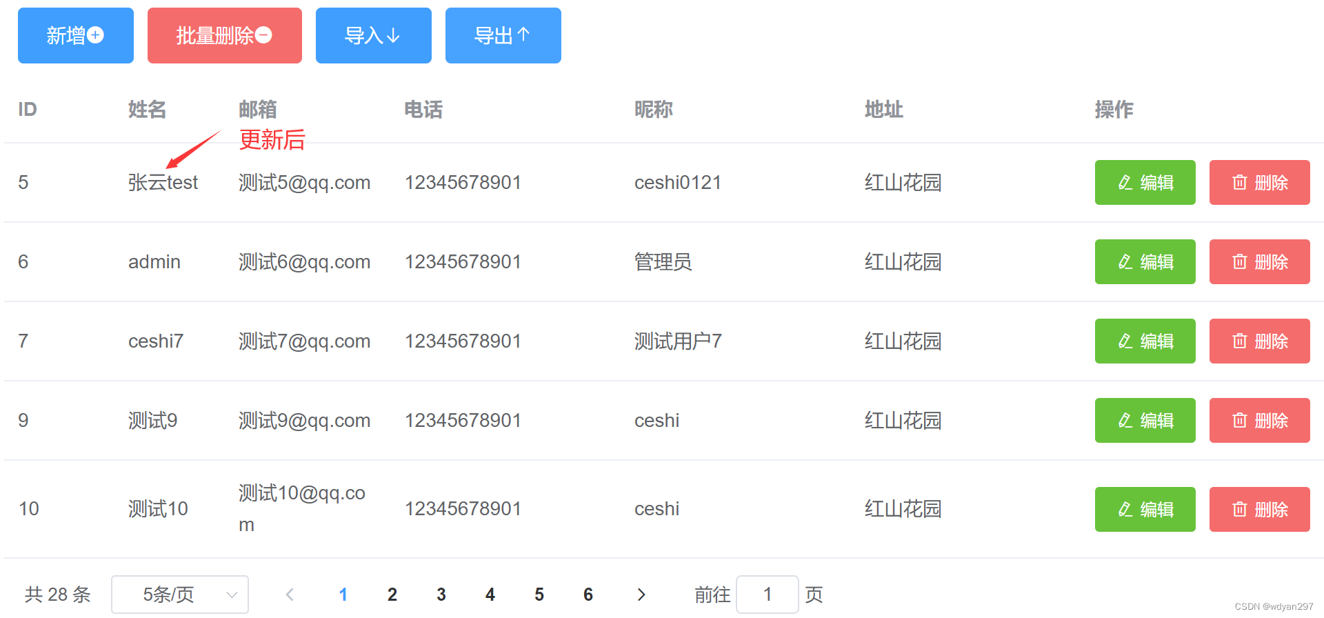 （九）axios前后端跨域数据交互--基于SpringBoot+MySQL+Vue+ElementUI+Mybatis前后端分离面向小白管理系统搭建,在这里插入图片描述,第18张