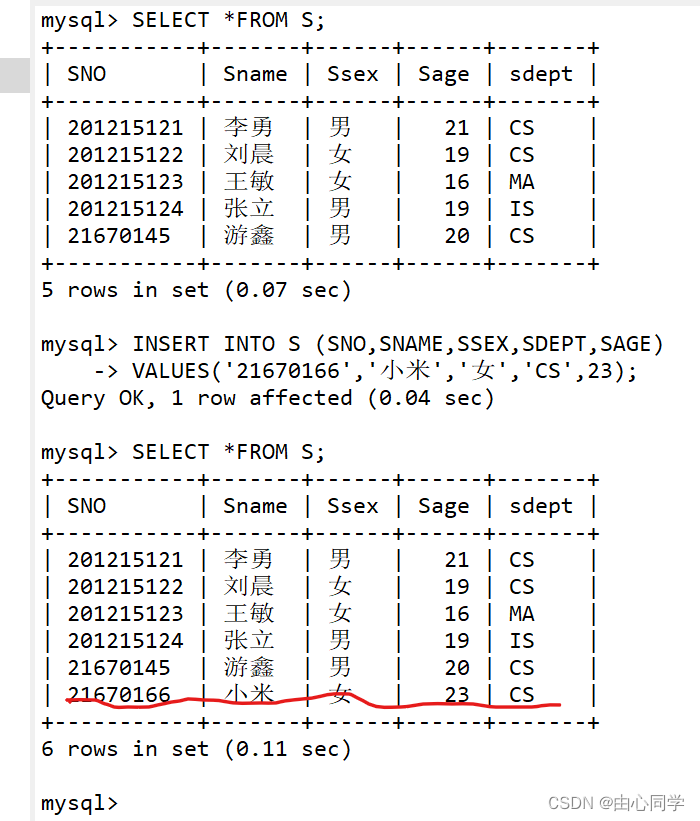 用SQL语句操作Oracle数据库——数据更新,在这里插入图片描述,第4张