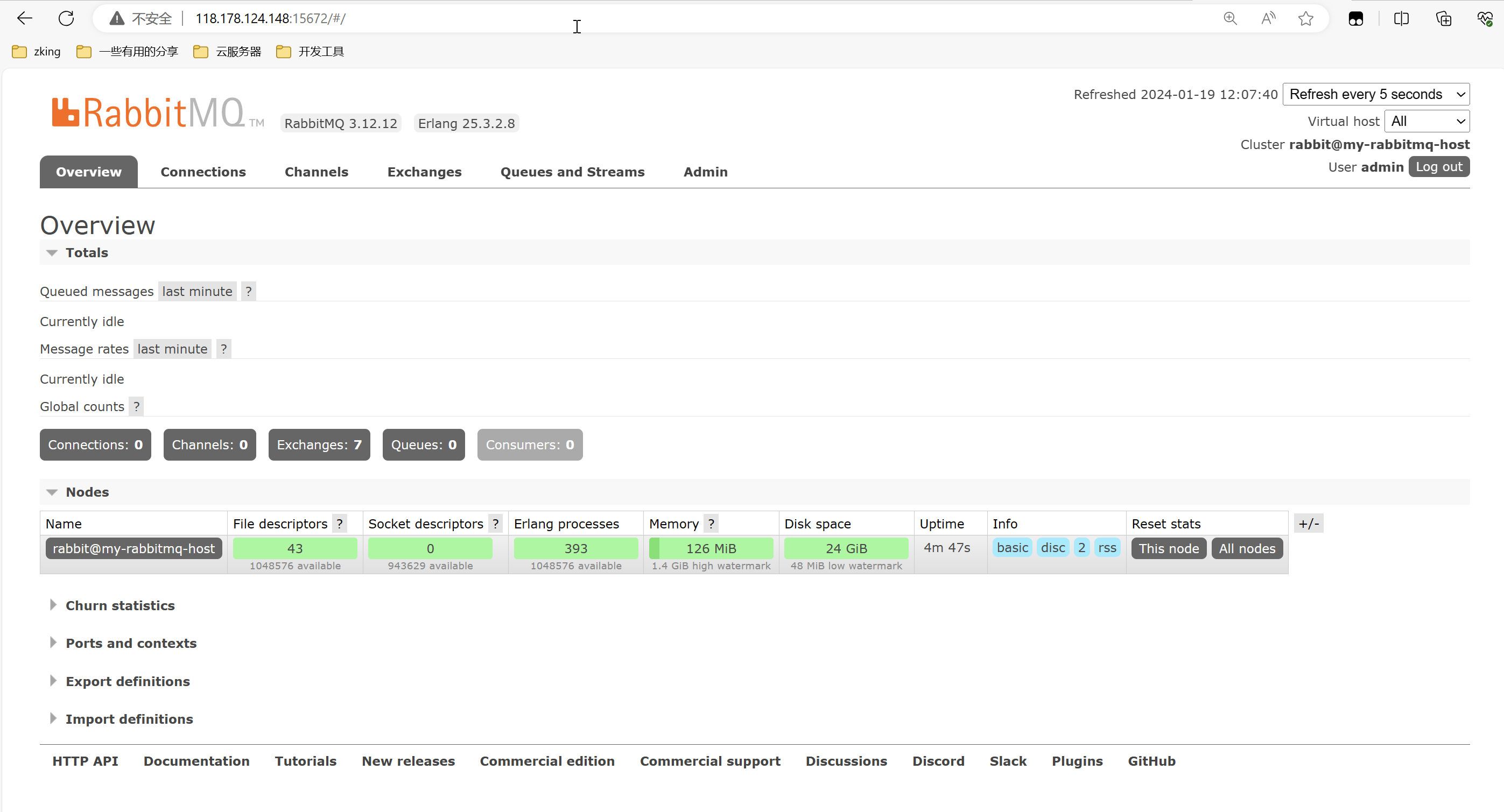 【RabbitMQ】RabbitMQ安装与使用详解以及Spring集成,第14张