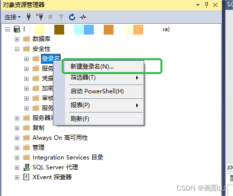 SQL Server 新建登录名以及用户授权,在这里插入图片描述,第1张