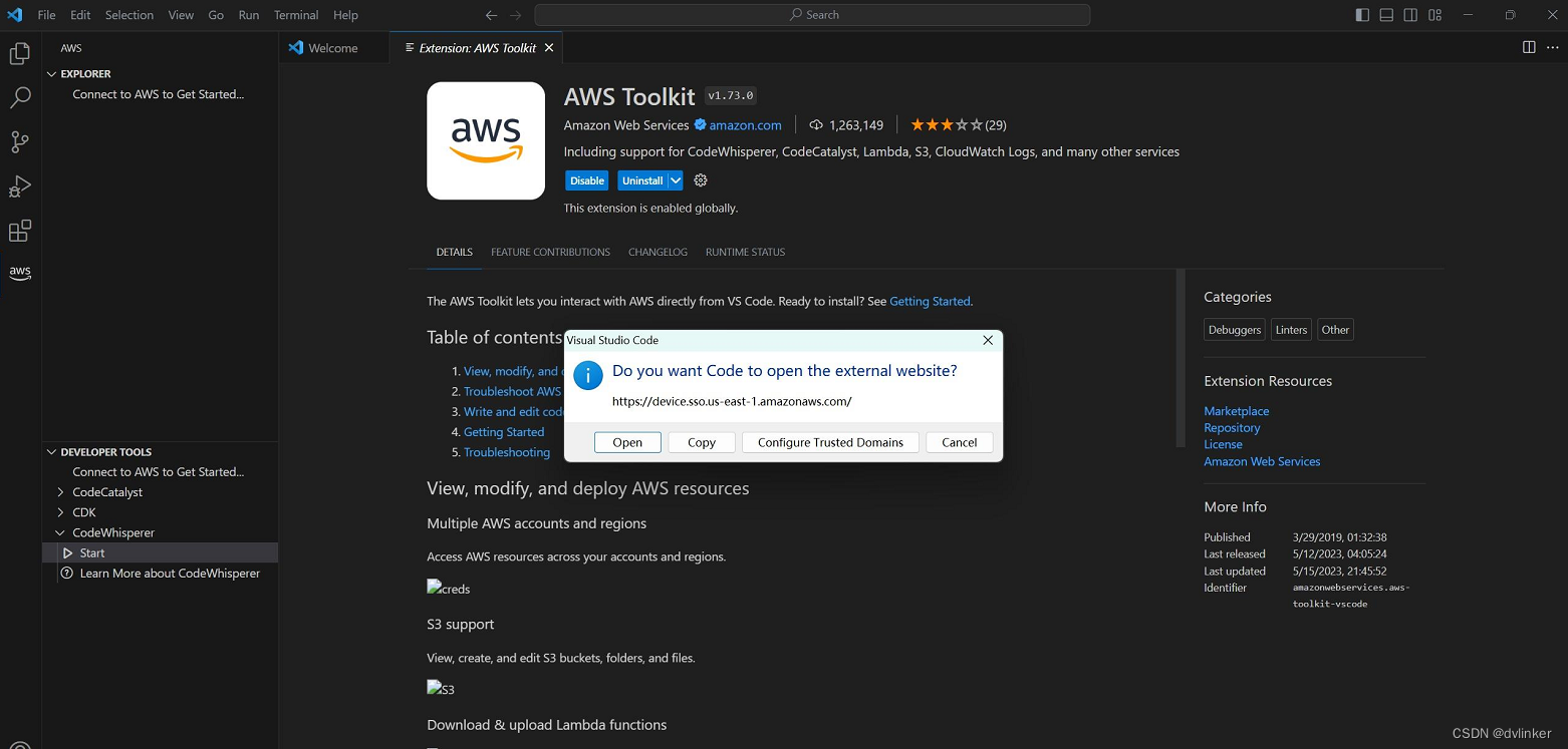 Amazon CodeWhisperer 免费 AI 代码生成助手体验分享,第6张