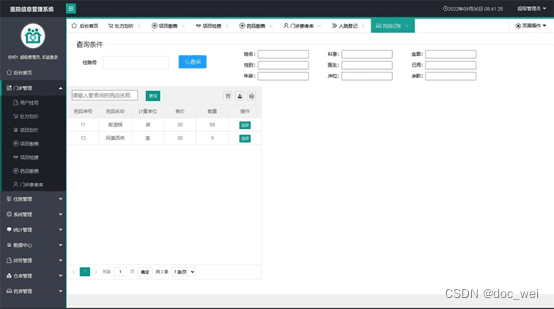 Java医院信息管理系统,第1张