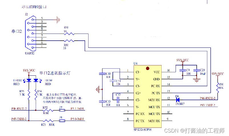 学习笔记|串口通信的基础知识|同步异步|RS232|常见的串口软件的参数|STC32G单片机视频开发教程（冲哥）|第二十集：串口通信基础,在这里插入图片描述,第22张