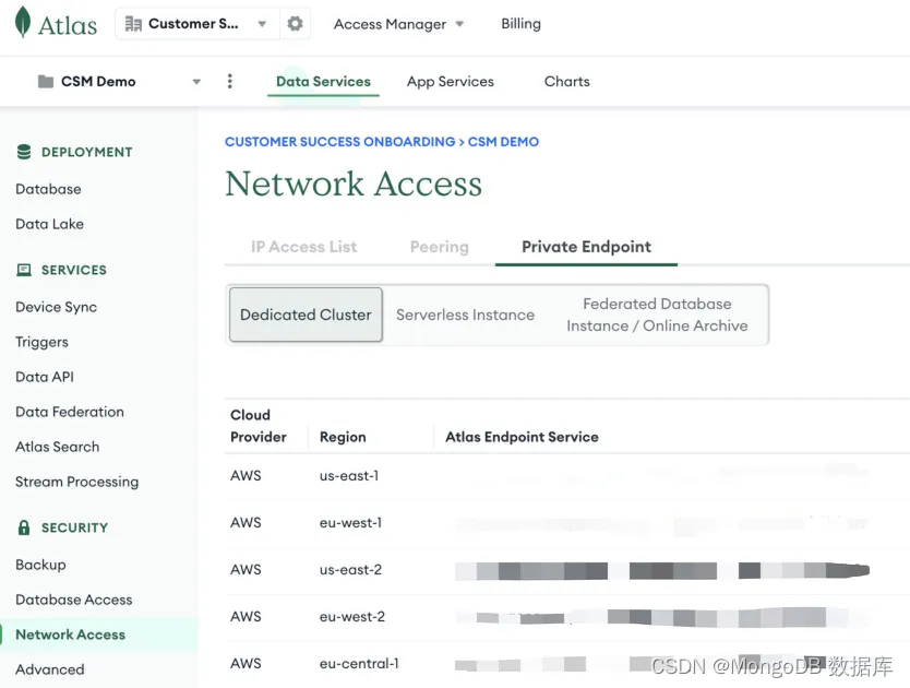 一文读懂：MongoDB Atlas怎样在AWS和Google Cloud上进行私有端点配置？,在这里插入图片描述,第7张