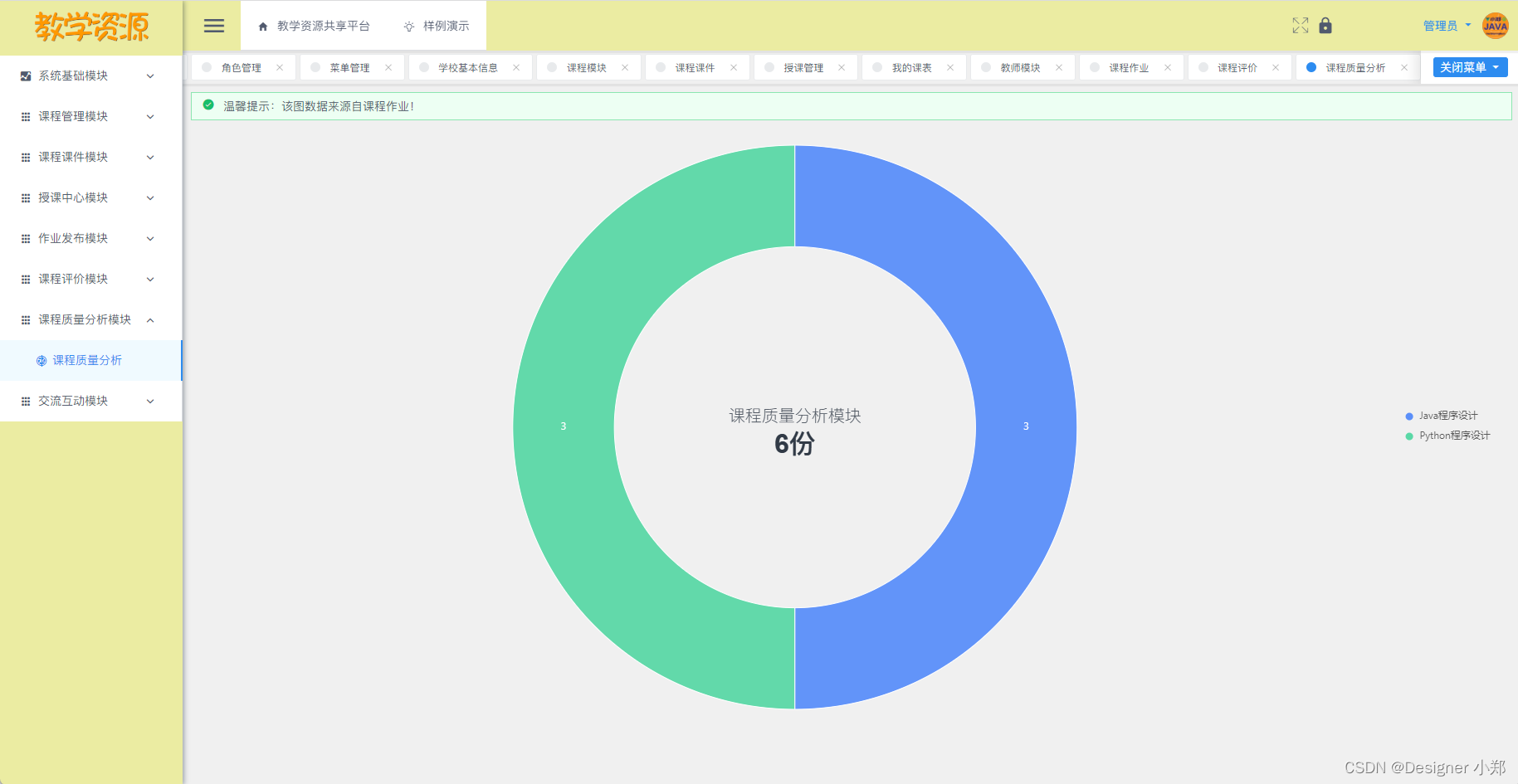 【开源】基于JAVA+Vue+SpringBoot的教学资源共享平台,在这里插入图片描述,第17张