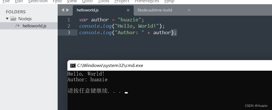 Sublime Text 3配置 Node.js 开发环境,在这里插入图片描述,第12张