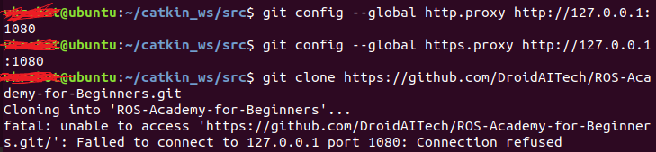 解决Ubuntu18.04的git clone报错Failed to connect to github.com port 443: Connection refused,第3张