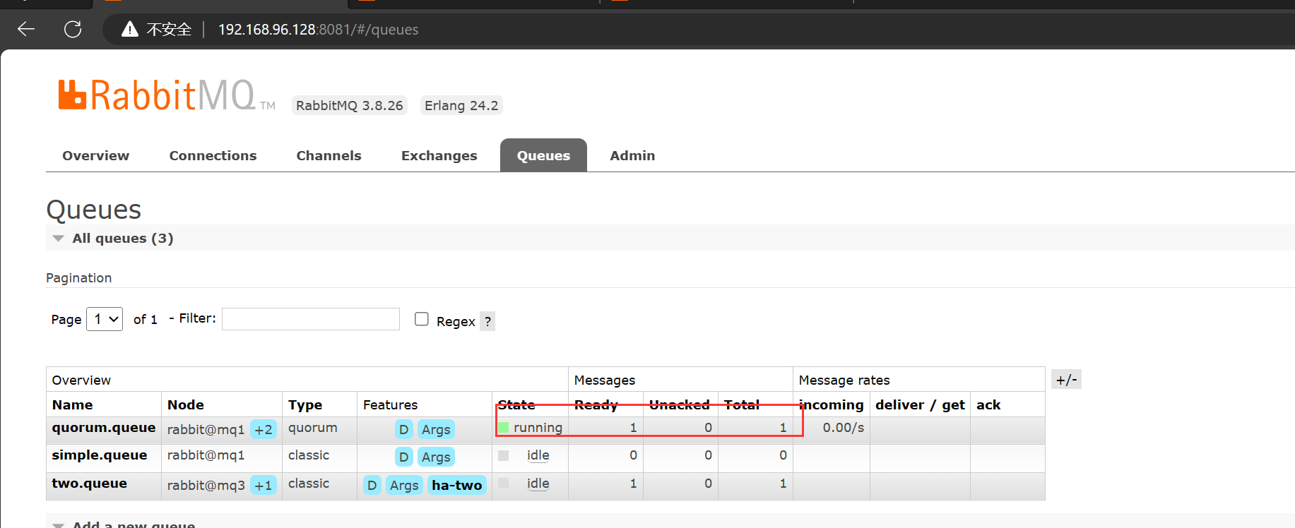 【RabbitMQ】RabbitMQ 集群的搭建 —— 基于 Docker 搭建 RabbitMQ 的普通集群，镜像集群以及仲裁队列,第25张