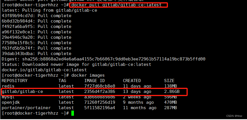 Docker安装详细步骤及相关环境安装配置（mysql、jdk、redis、自己的私有仓库Gitlab 、C和C++环境以及Nginx服务代理）,a30bfebd433544a4871031eb634d8ddf.png,第42张