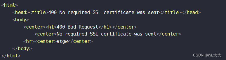 记一次帮朋友处理nginx报错400 Bad Request No required SSL certificate was sent,第1张