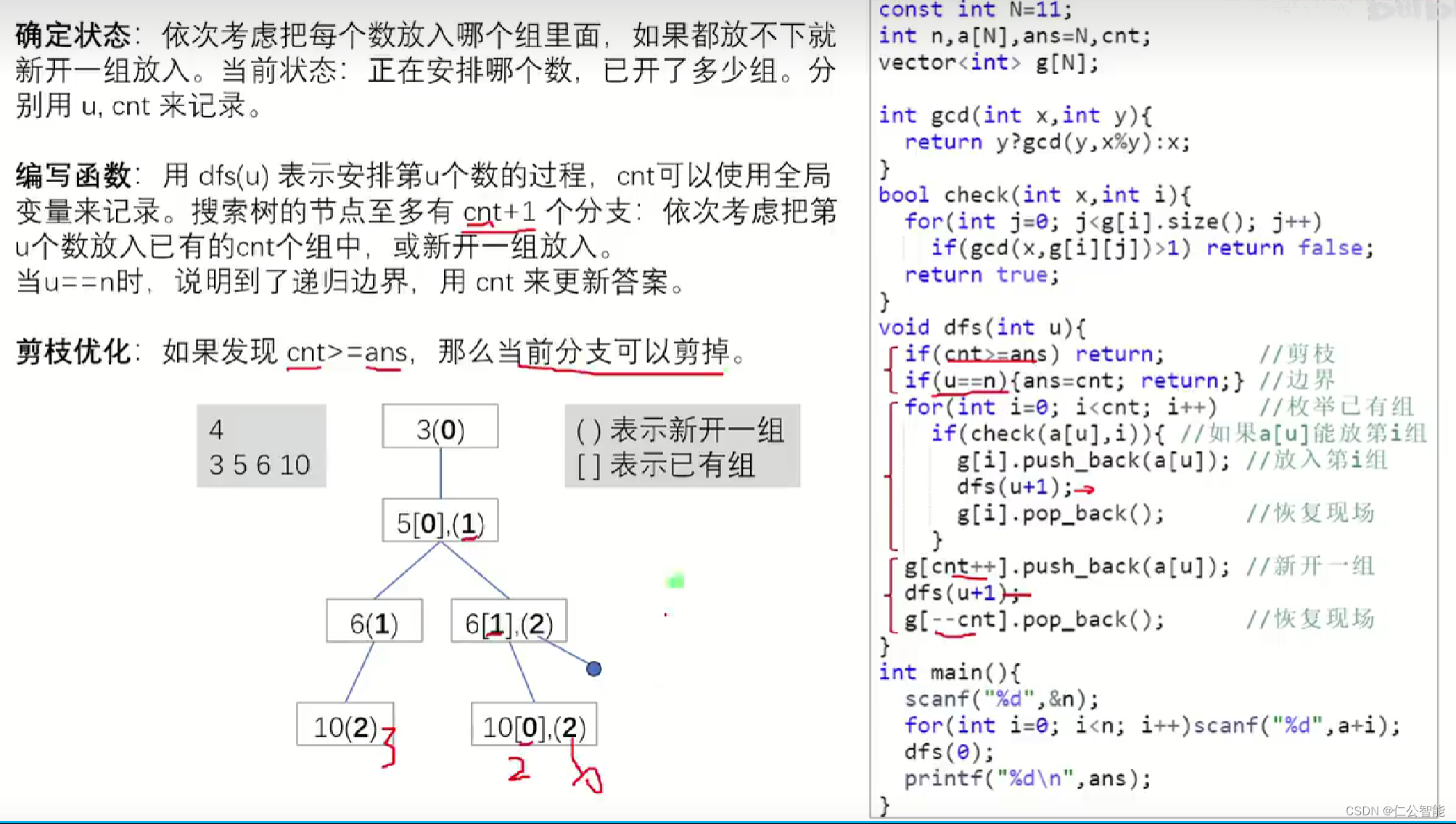 搜索算法（算法竞赛、蓝桥杯）--DFS无敌的剪枝,76182b4b9fd0425a8e974543d9df4f3c.png,第2张