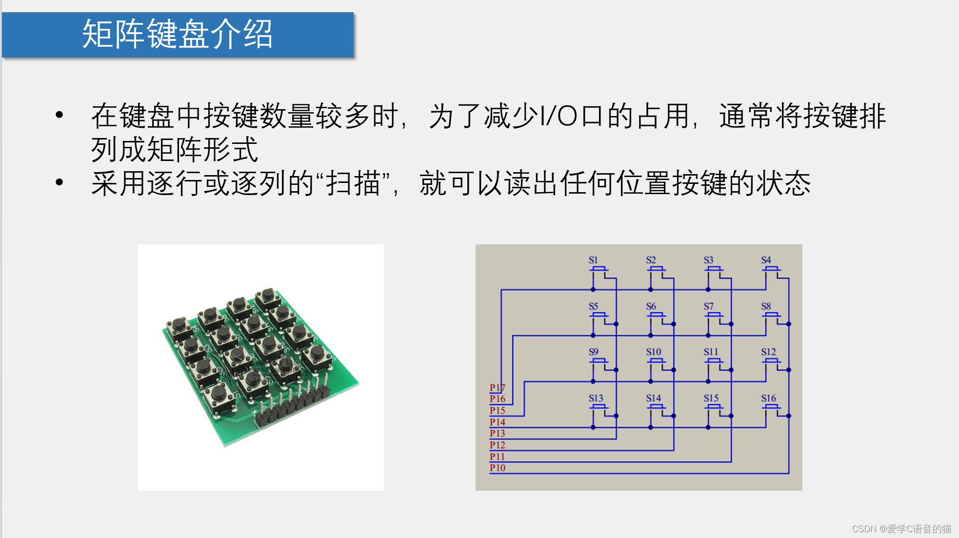 51单片机编程应用（C语言）：矩阵键盘,第1张