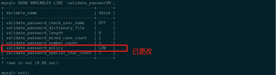 MySQL问题：ERROR 1819 (HY000): Your password does not satisfy the current policy requirements,image-20230225142415507,第7张