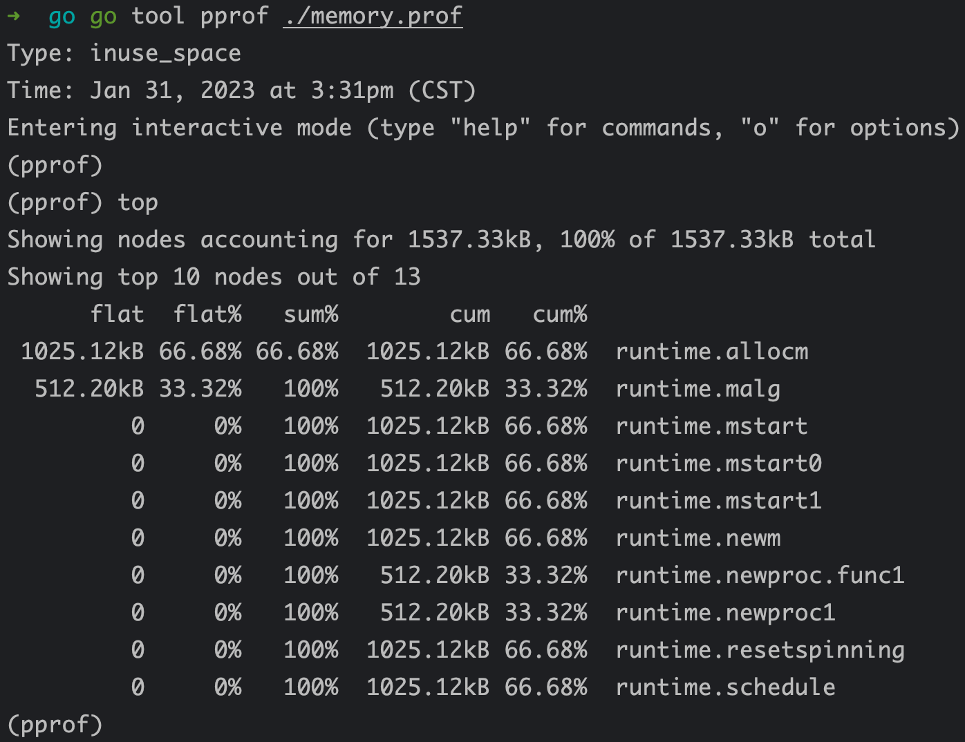 Go性能分析工具pprof详解,cmd memory.prof,第2张