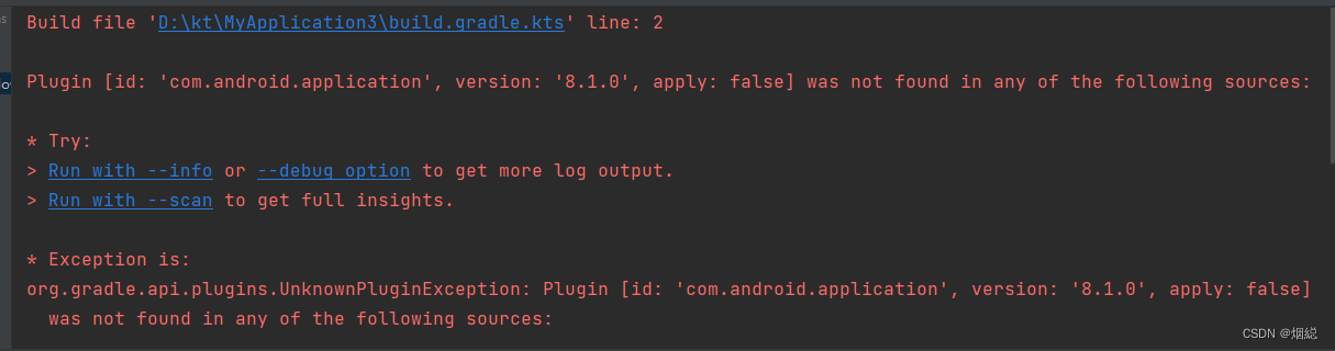 Android studio 报错 Plugin [id: ‘com.android.application‘, version: ‘8.1.0‘, apply: false],第1张