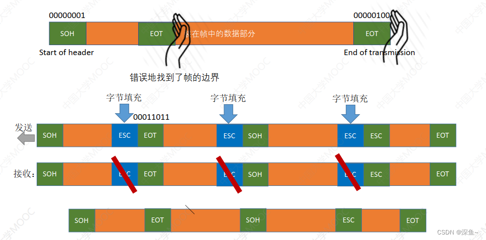 【计算机网络】数据链路层|封装成帧|透明传输|差错检测|PPP协议|CSMACD协议,第5张