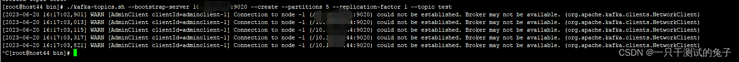 kafka报错：could not be established. Broker may not be available. (org.apache.kafka.clients.NetworkClie,第1张