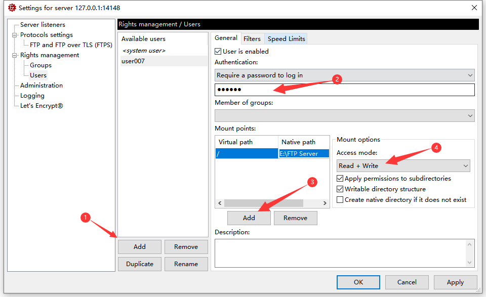 【FTP工具】- Win10下免费的FTP服务器搭建 - FileZilla 的下载、安装、使用,在这里插入图片描述,第14张