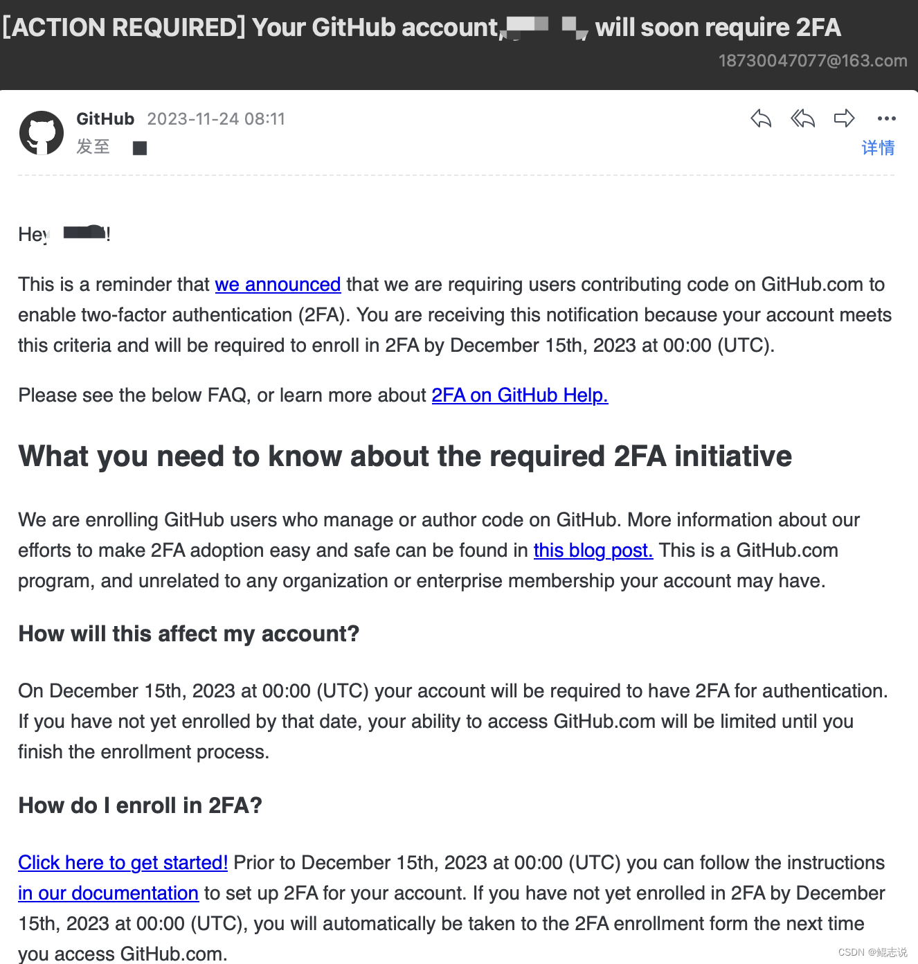 【送书活动四期】被GitHub 要求强制开启 2FA 双重身份验证，我该怎么办？,在这里插入图片描述,第3张