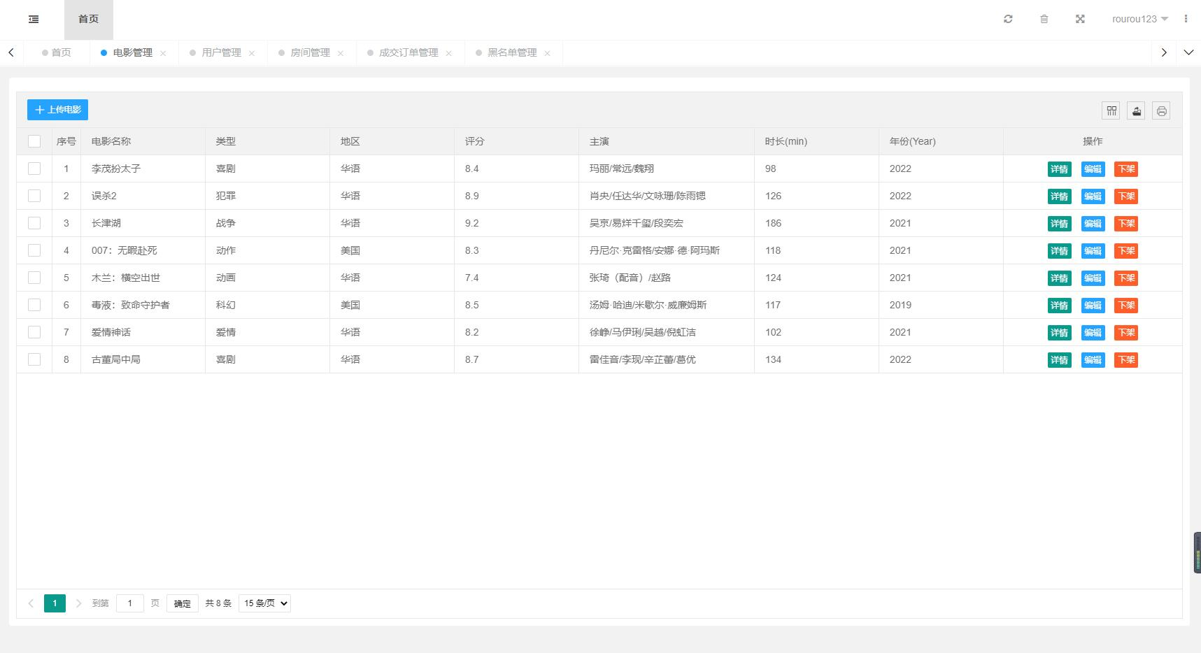 基于SpringBoot+Mybatis框架的私人影院预约系统（附源码，包含数据库文件）,第6张