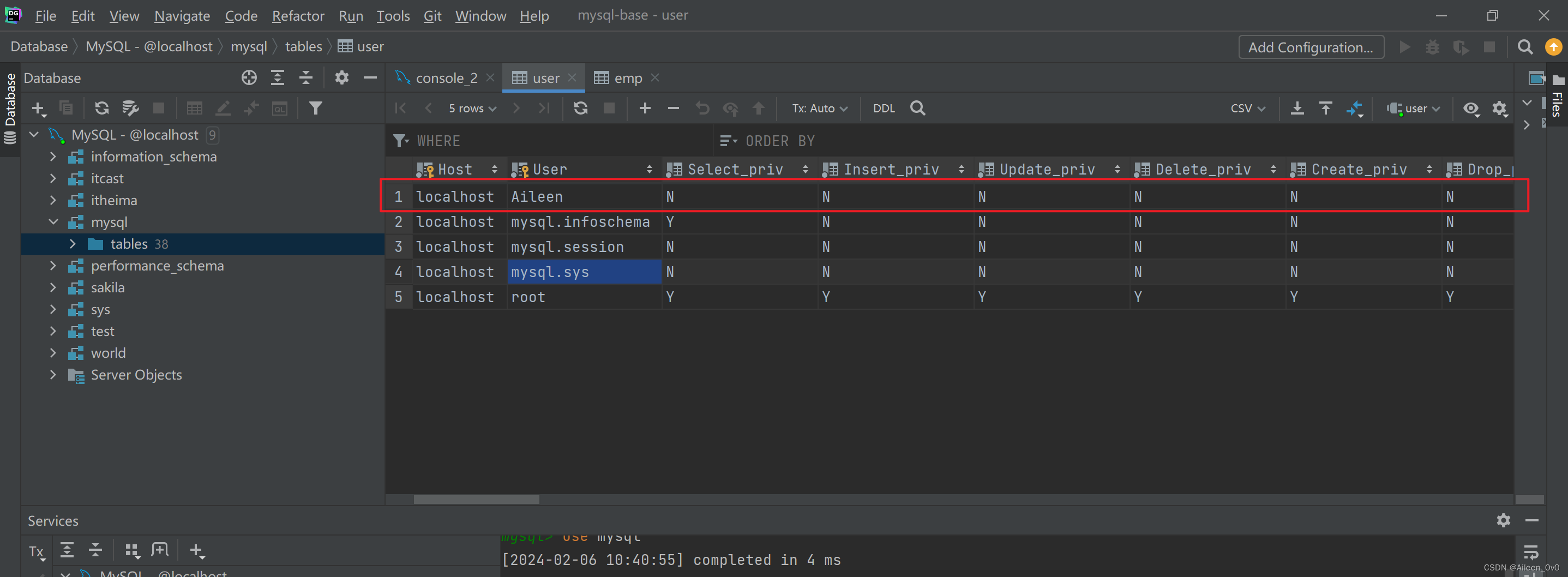 【MySQL】学习如何使用DCL进行用户管理,在这里插入图片描述,第4张