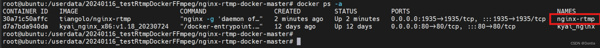 Docker RTMP服务器搭建与视频流推送示例（流媒体服务器tiangolonginx-rtmp，推流客户端ffmpeg）,在这里插入图片描述,第5张